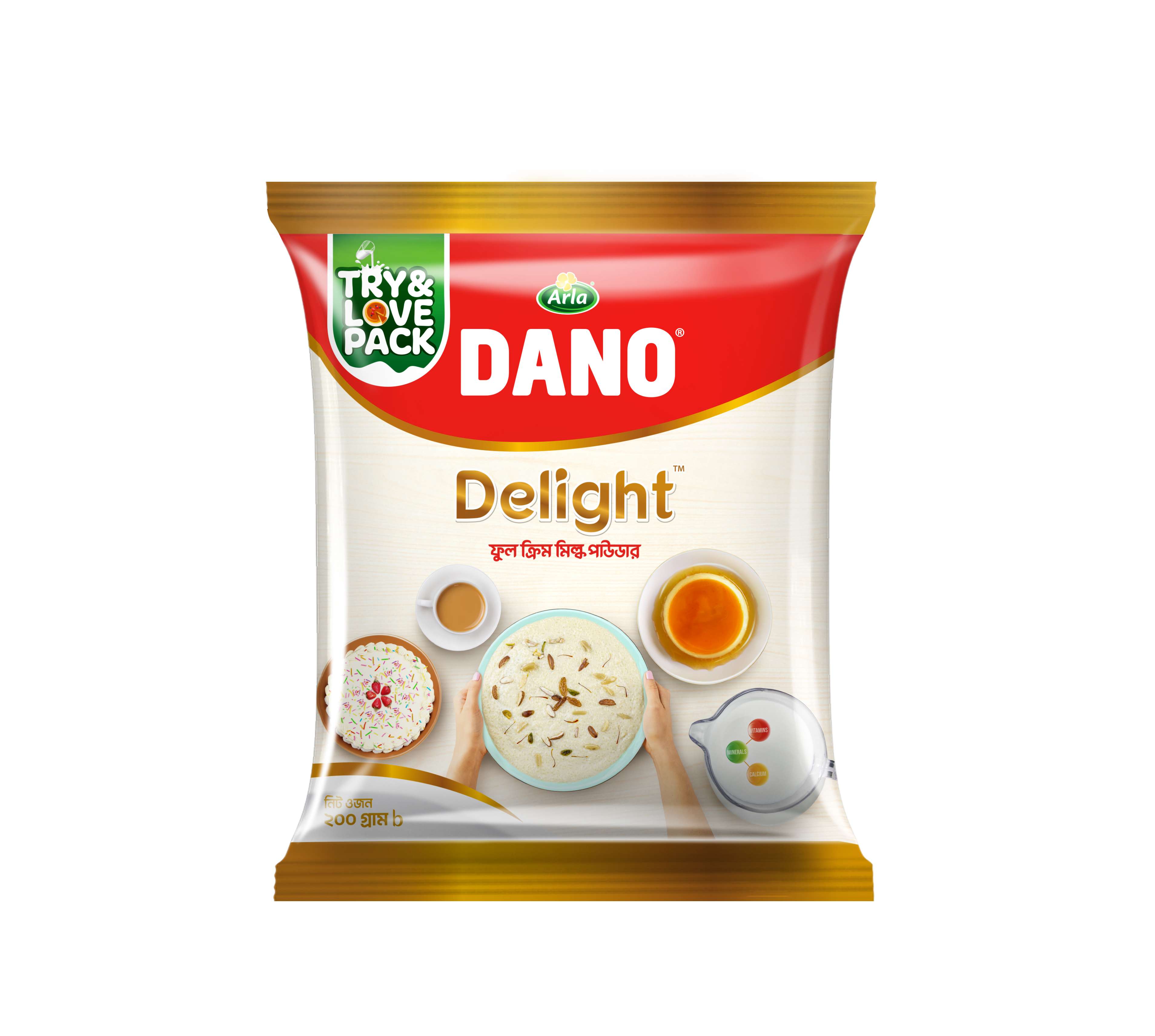 DANO Delight Full Cream Milk Powder 200gm